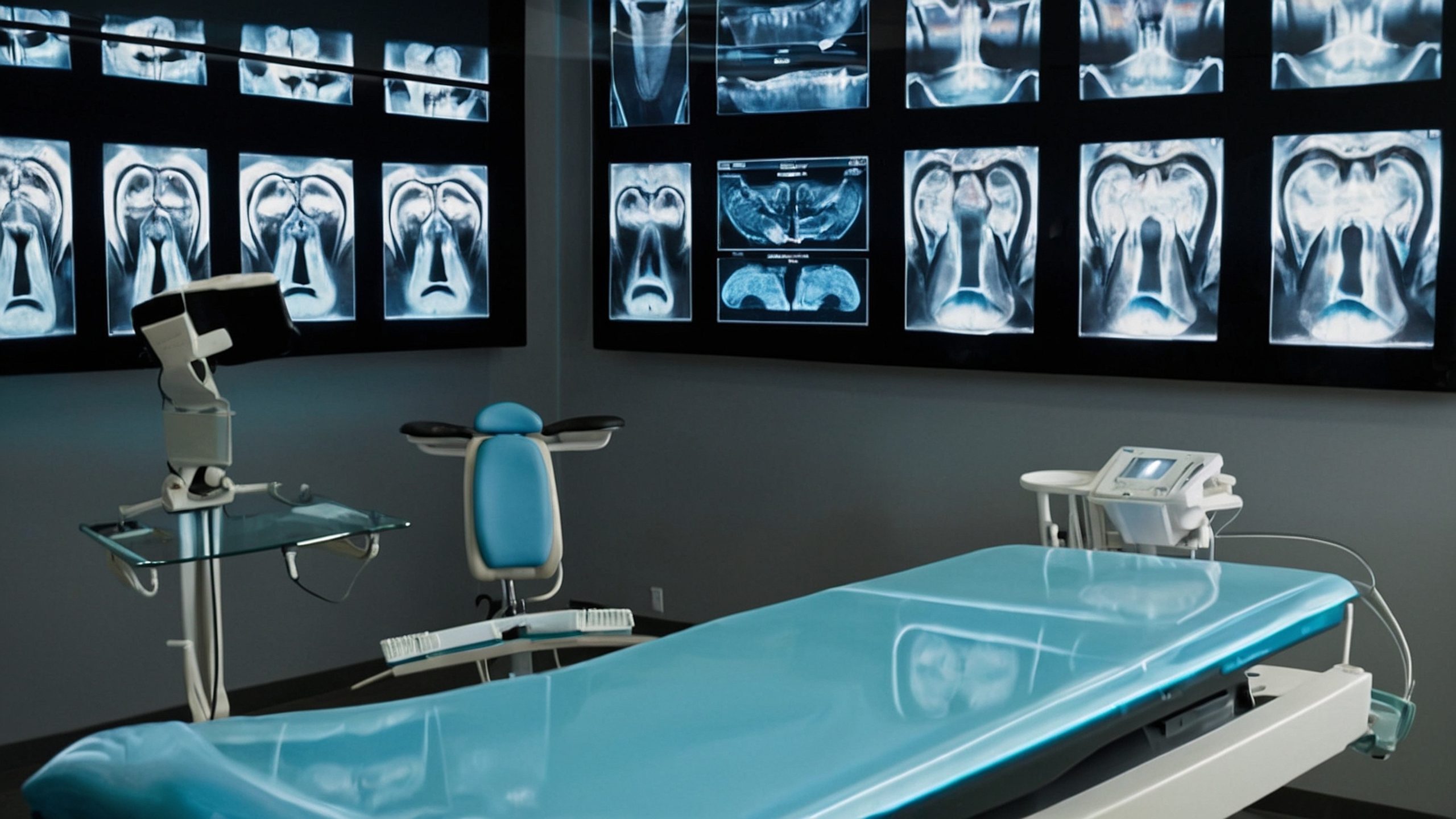 A dental examining room